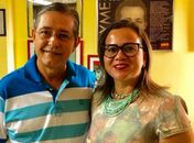 Régis Cavalcante e capitã Noemi Firmo