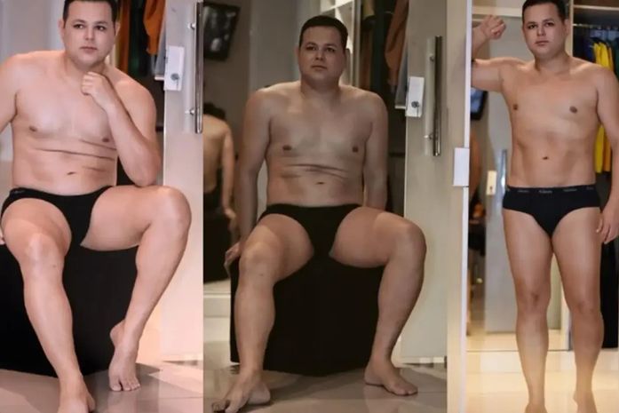 Prefeito viraliza ao publicar ensaio de aniversário só de cueca