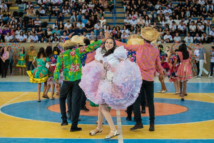 Mais de cinco mil estudantes participam do II Festival de Quadrilhas Juninas da Rede Estadual de Educação