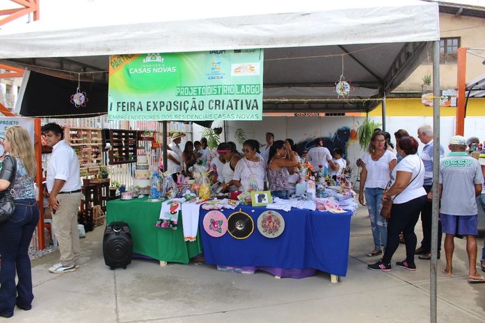 Empreendedores das Casas Novas comercializam produtos na Feira de Rio Largo