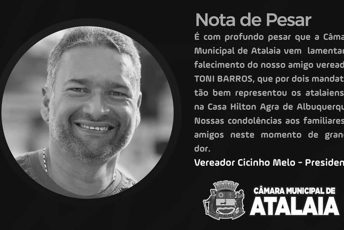 Vereador reeleito de município de AL morre em decorrência de câncer