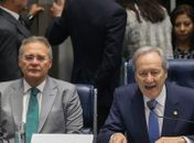 Renan Calheiros e Ricardo Lewandowski