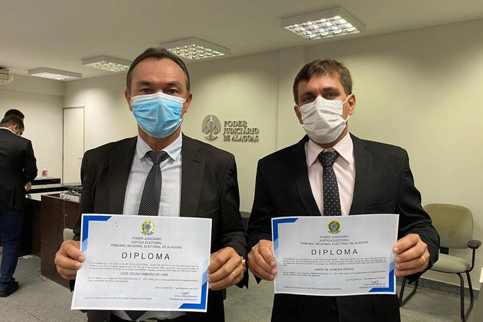 Celino Rocha, prefeito de Anadia, é diplomado para exercer segundo mandato