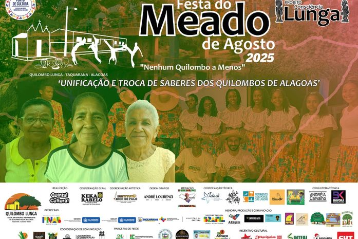 Festa do Meado de Agosto 2025 tem como tema a Unificação e Troca de Saberes entres as Comunidades Quilombolas de Alagoas