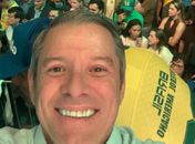 Único representante da direita na ALE, Cabo Bebeto participa do lançamento da candidatura de Flávio Bolsonaro