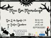 Teatro Deodoro é o Maior Barato apresenta o espetáculo infantil “Meu Boi Mamulengo"