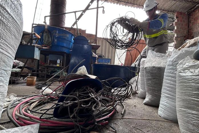 Operação contra furto de cabos apreende material e dupla é conduzida à Central de Flagrantes em Maceió