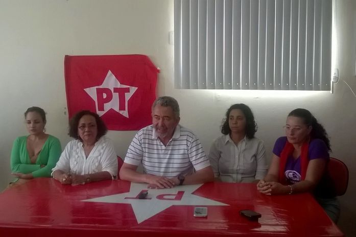 Paulão fez coletiva em Maceió