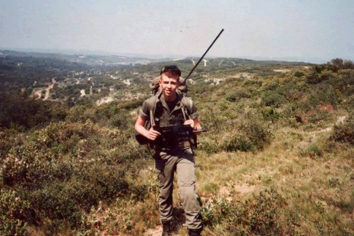 No Espírito Santo, um legionário desarmado.