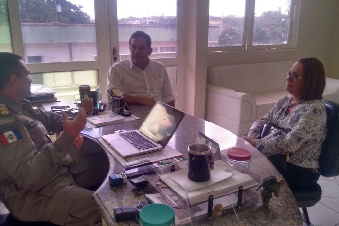 Deputado e vereadora solicitam ao comando do 3° BPM mais policiamento para a zona rural de Arapiraca