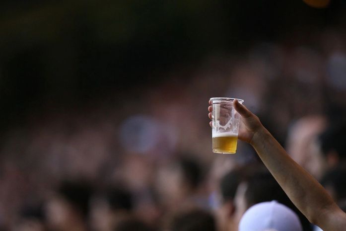 Bebida no estádio
