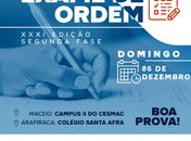 Mais de 600 estudantes participam da 2ª Fase do XXXI Exame de Ordem, neste domingo (6)