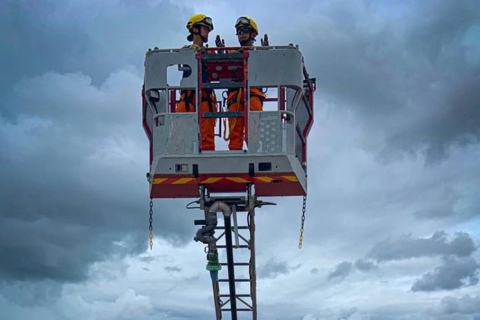 Corpo de Bombeiros realiza nesta segunda ação musical para fortalecer o isolamento social em Maceió