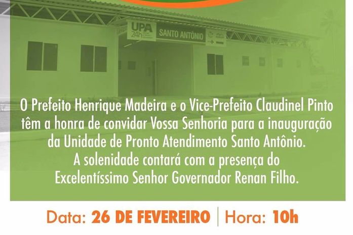 Prefeitura inaugura UPA de Maragogi nesta sexta-feira