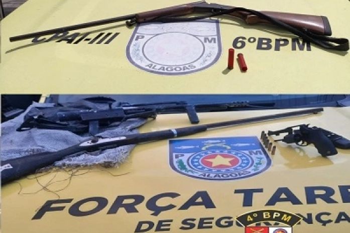Armas apreendidas