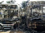 Ônibus foram incendiados em ataques a Natal (RN)