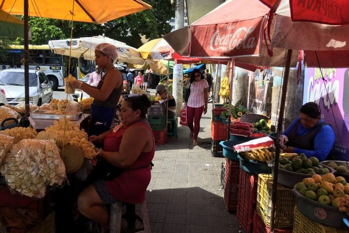 Ambulantes no Centro