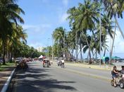 Rua fechada na Ponta Verde