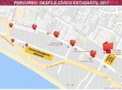 Desfile Cívico provoca mudanças no trânsito e bloqueio em ruas do Jaraguá;confira!