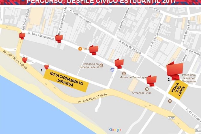 Desfile Cívico provoca mudanças no trânsito e bloqueio em ruas do Jaraguá;confira!