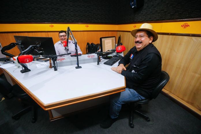 Gilberto Gonçalves concede entrevistas em Arapiraca e fala do seu trabalho para milhares de alagoanos