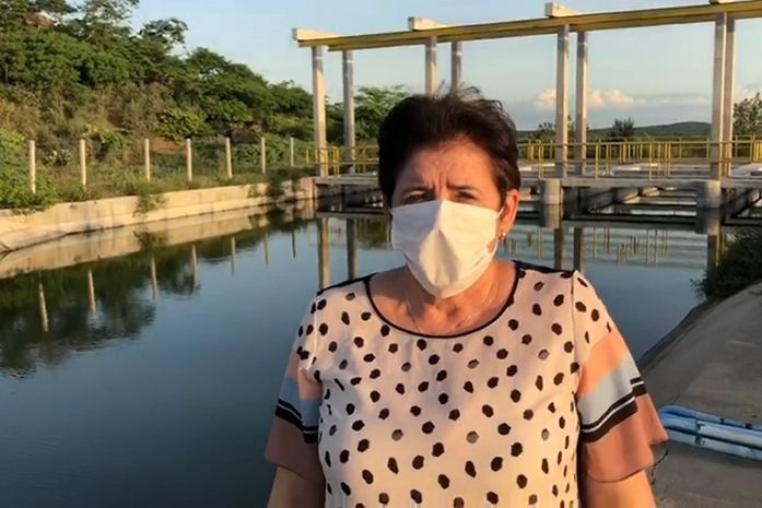 Maristela vem acompanhando todos os trabalhos na esperança de entregar ainda este ano uma obra de grande relevância social para o povo da zona rural