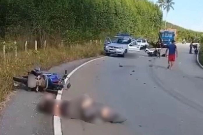 Colisão entre motos seguida de atropelamento deixa uma pessoa morta em Porto de Pedras