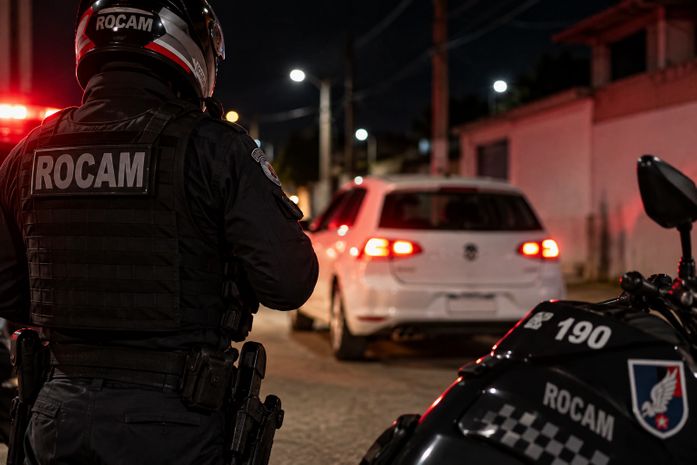 Motorista foge de abordagem, troca tiros com a polícia, vai para a Unidade de Emergência e termina preso