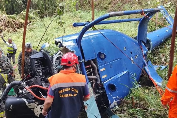 Menina sobrevivente de acidente de helicóptero deve ter alta hoje