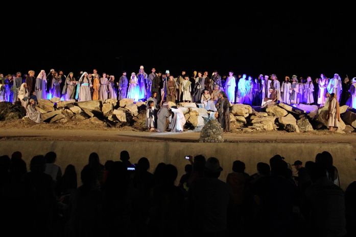 Em única apresentação, Paixão de Cristo na Cidade de Maria atrai multidões