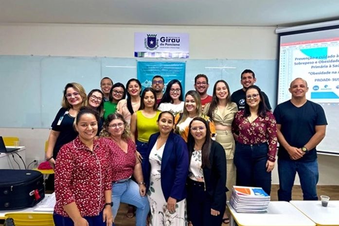 Girau do Ponciano sedia encontro com profissionais de saúde para discutir o fluxo da obesidade