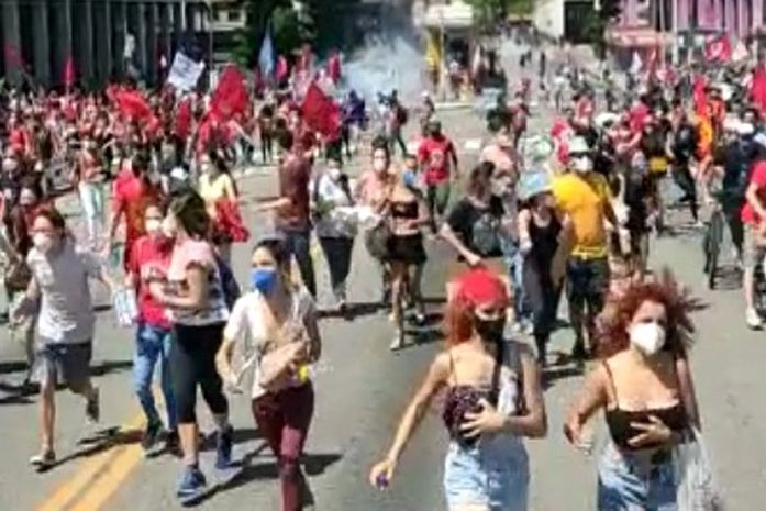 Governador afasta comandante e policiais militares envolvidos em agressão a vereadora do Recife em protesto contra Bolsonaro