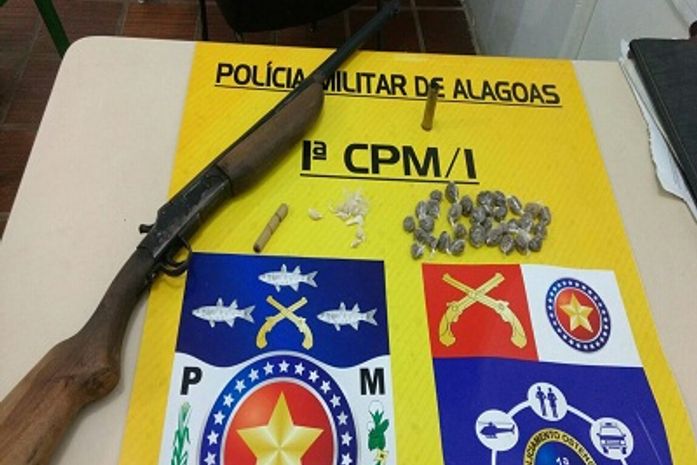 Material apreendido em São Miguel dos Campos