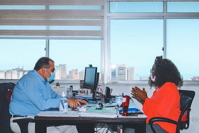 Essa ativista preta esteve em uma boa e produtiva reunião, com George Santoro, o secretário de Estado da Fazenda, em Alagoas.