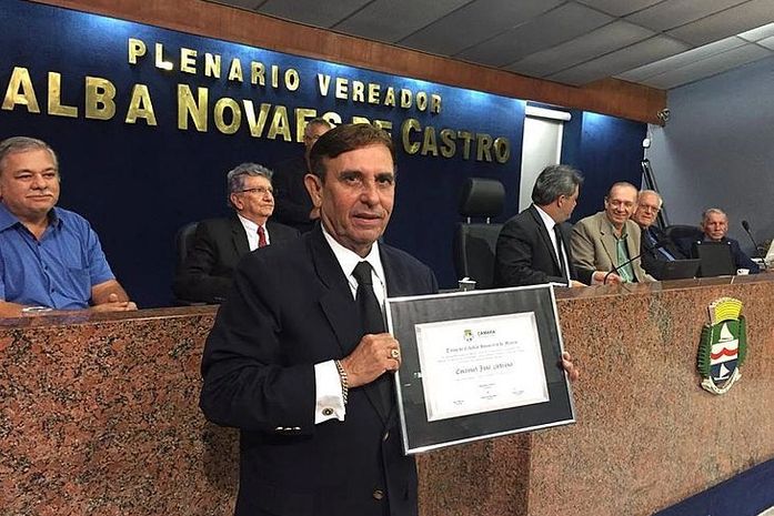 Canetinha recebeu título na Câmara