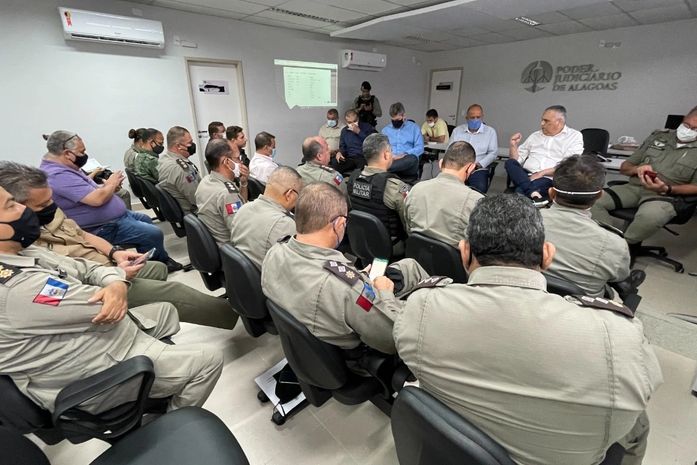 Cúpula da Segurança Pública realiza reunião estratégica em União dos Palmares