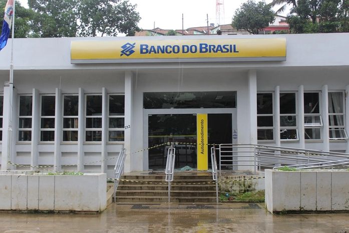 Agência Bancária de Novo Lino foi alvo de criminosos
