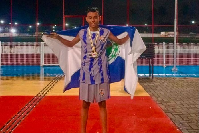 Aluno de Branquinha conquista ouro no atletismo dos JEAL e vai representar Alagoas nos Jogos Escolares Brasileiros