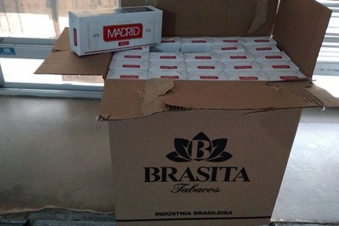 Cigarros sem nota fiscal foram apreendidos
