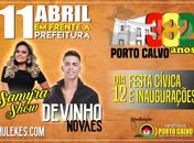Cartaz da festa está sendo divulgado nas redes sociais