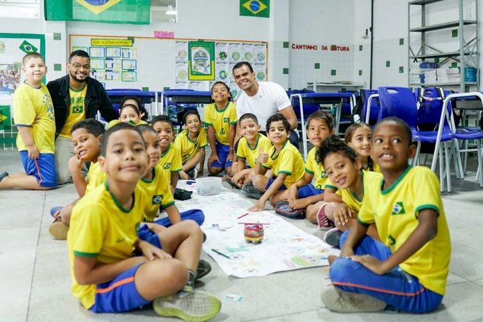 Projeto inspirado na Copa do Mundo promove inclusão, empatia e criatividade em escola municipal