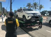 SMTT: veículos são removidos por estacionamento irregular durante fiscalização