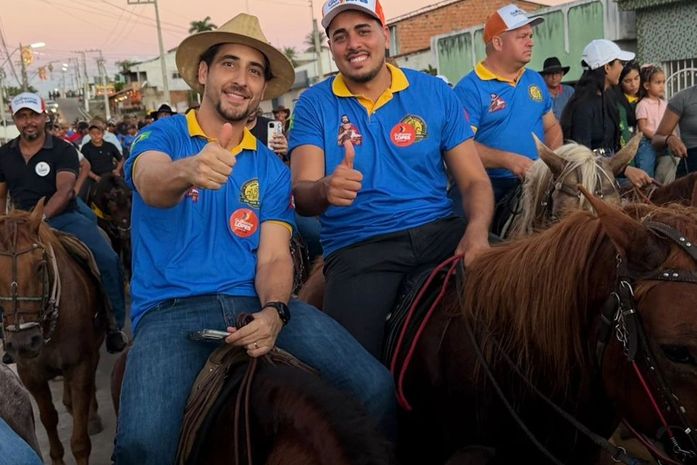 Na maior cavalgada de Igreja Nova, Geraldo Neto reafirma apoio a Guilherme Lopes para deputado estadual