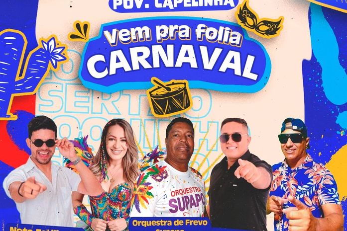 Carnaval do Povoado Capelinha promete quatro dias de muita alegria e tradição