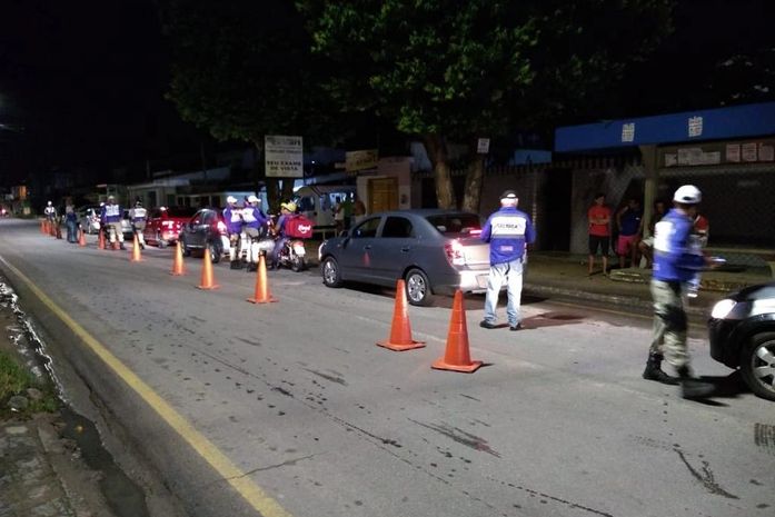 Lei Seca: policiais lavram 20 autos de infração na capital