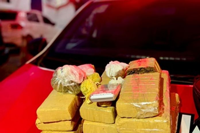 Nove quilos de maconha foram apreendidos em Maceió.