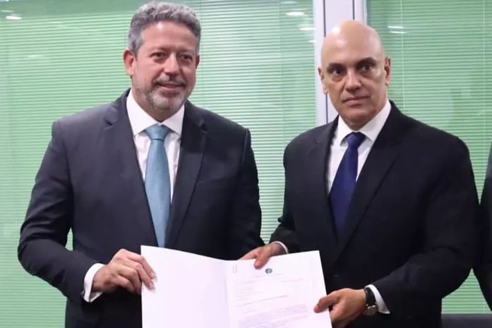Arthur Lira e Alexandre de Moraes