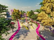 Imagem do projeto do Parque da Mulher, na Jatiúca. 