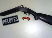 Jovem foi autuado por posse de arma de fogo de uso permitido