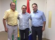 Prefeito Celino Rocha se reúne com Governador e garante apoio para novos investimentos em Anadia